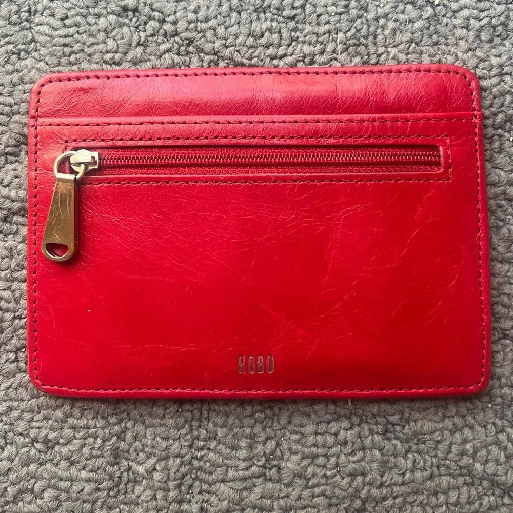 HOBO Euro Slide Card Case, Grenadine - Picture 1 of 4